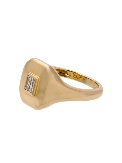 Shay 18k Gold Baguette Pinky Diamond Ring