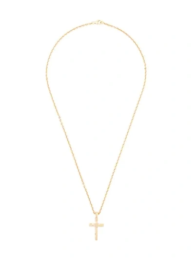 Emanuele Bicocchi Cross Pendant Necklace In Gold