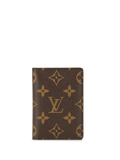 Pre-owned Louis Vuitton 2008  Passport Holder In Brown
