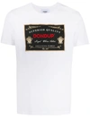 Dondup Embroidered Logo Patch T-shirt In White