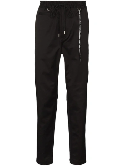 Mastermind Japan Rear Embroidered Logo Drawstring Trousers In Black