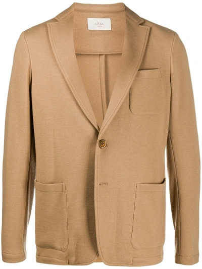 Altea Fitted Single-breasted Blazer In Neutrals