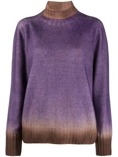 Altea Cisne Tie-dye Jumper In Purple