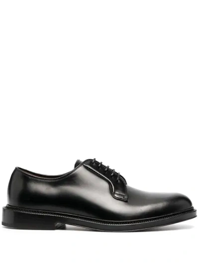 Henderson Baracco Lace-up Derby Shoes In Dark Brown