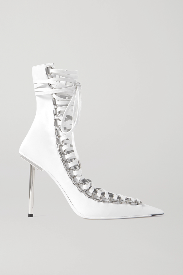 balenciaga white boot