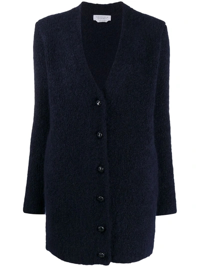 Gabriela Hearst Chase Oversized Cardigan In Blue