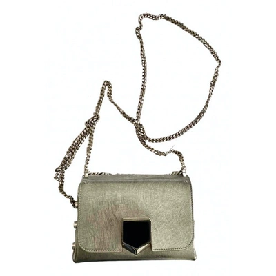 Pre-owned Jimmy Choo Lockett Silver Leather Handbag