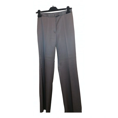 Pre-owned Incotex Black Trousers