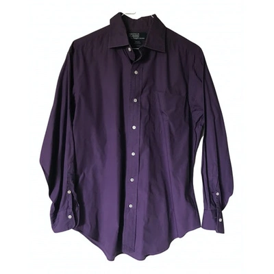 Pre-owned Polo Ralph Lauren Shirt In Purple