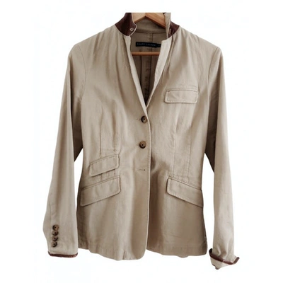 Pre-owned Ralph Lauren Beige Cotton Jacket