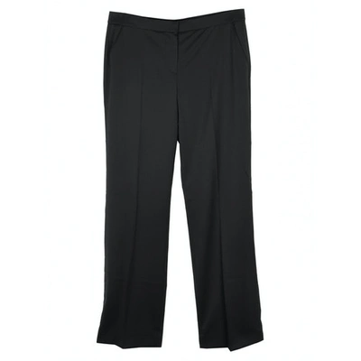 Pre-owned Mulberry Wool Trousers In Black