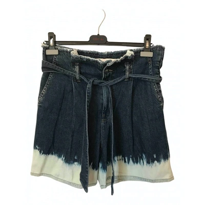 Pre-owned 8pm Blue Denim - Jeans Shorts