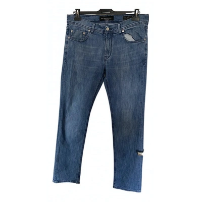 Pre-owned Baldessarini Straight Jeans In Blue
