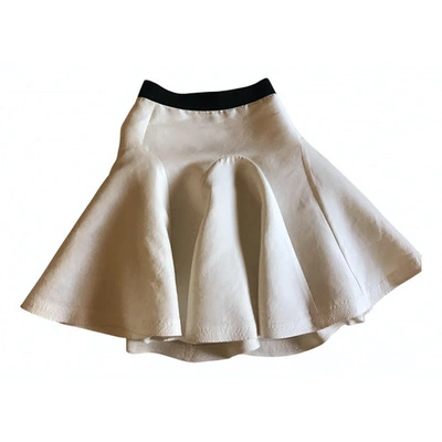 Pre-owned Aquilano Rimondi Skirt In White