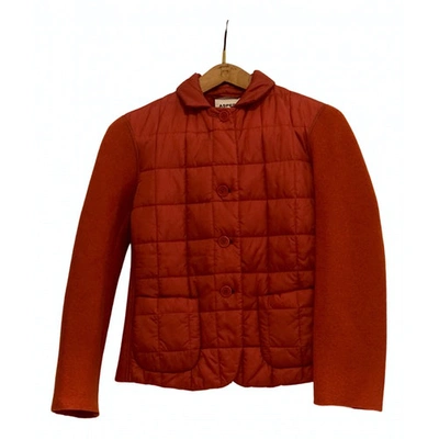 Pre-owned Aspesi Wool Short Vest In Red