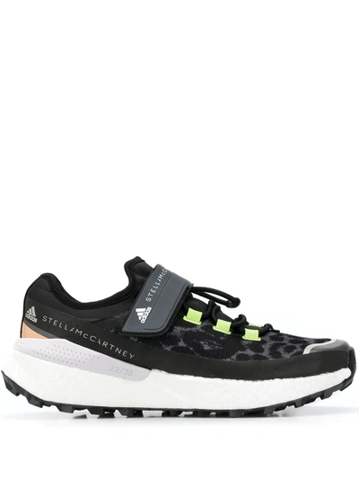 Adidas By Stella Mccartney Outdoor Boost Leopard-print Trainers In Black
