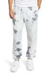 Nike Fleece Sweatpants In Grey/ Iron Grey/ White