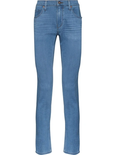 Paige Transcend Croft Skinny Fit Jeans In Blue