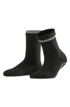 Falke Cuddle Pad Crew Socks In Black