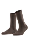 Falke Soft Merino Sock In Dk Brown