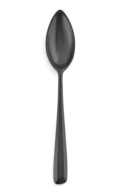 Ann Demeulemeester For Serax Set-of-six Zoë Black Table Spoon