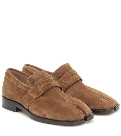 Maison Margiela Tabi Suede Loafers In Brown | ModeSens Maison Margiela Tabi Suede Loafers In Brown | ModeSens