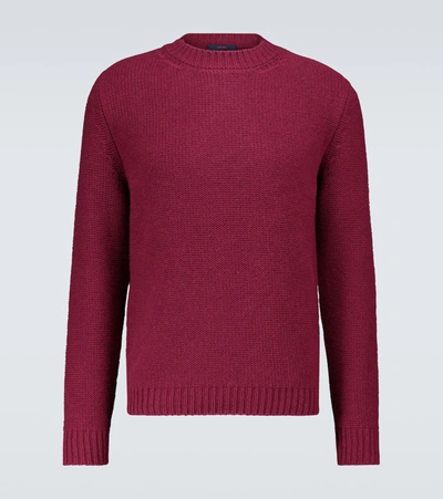 Thegigi Marnix Crewneck Sweater In Red