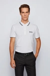 Hugo Boss - Active Stretch Golf Polo Shirt With S.café® - White