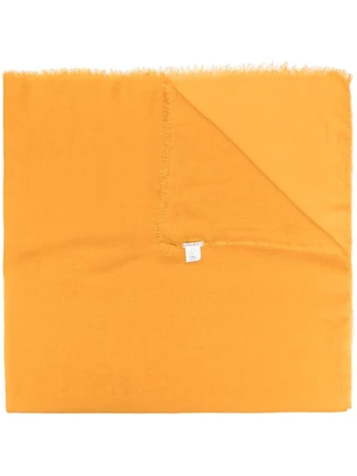 Faliero Sarti Tobia Rectangular Scarf In Yellow