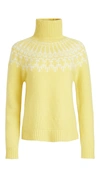 Tory Sport Tory Burch Merino Fair Isle Sweater In Citrea Mountain Fair Isle