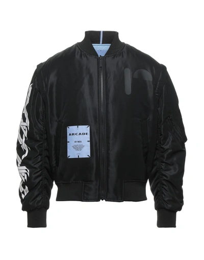 Mcq By Alexander Mcqueen Black Polyester Bomber Jacket  Nd Mcq Uomo S