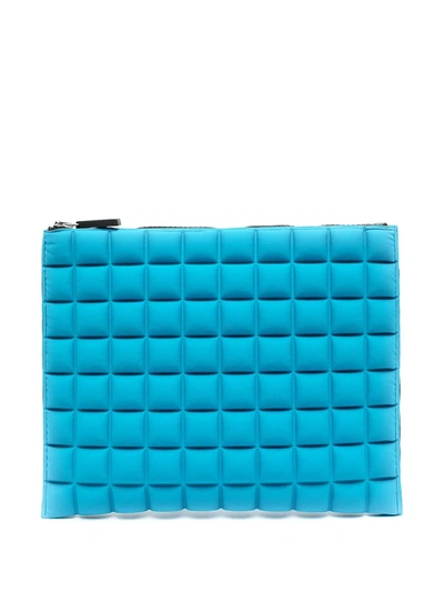 No Ka'oi Quilted Clutch In Blue