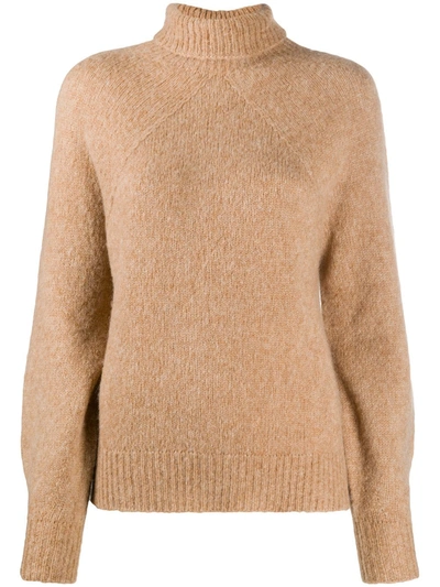 Drumohr Roll-neck Jumper In Neutrals