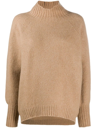 Drumohr High-neck Jumper In Neutrals