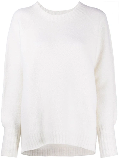 Drumohr Crew Neck Jumper In White