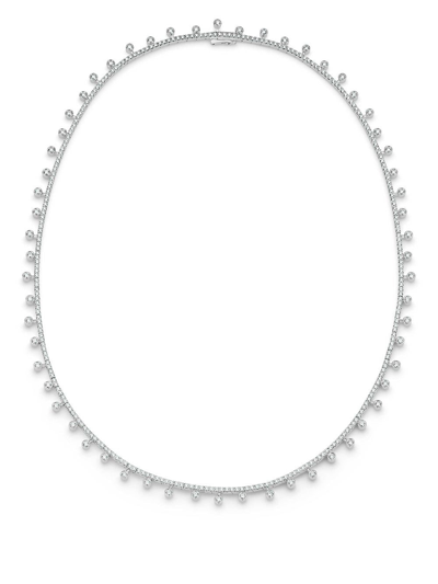 De Beers 18kt White Gold Diamond Dewdrop Necklace In 18k White Gold