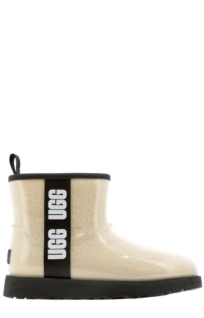 Ugg Classic Clear Mini Natural Black In Nude And Neutrals