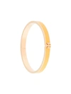 Tory Burch Kira Enameled Slim Bracelet In Gold