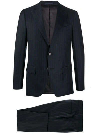 Caruso Two-piece Suit Set In Blue