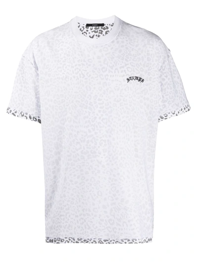 Stampd Leopard-print T-shirt In White