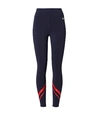 Tory Sport High-rise Weightless Chevron Legging In Tory Navy/red