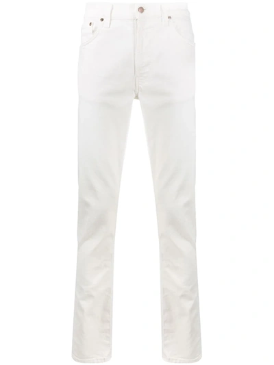 Nudie Jeans Lean Dean Jeans In White