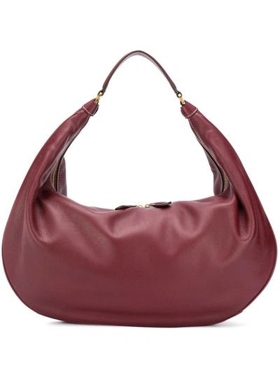 Staud Women's Large Sasha Leather Shoulder Bag In Red