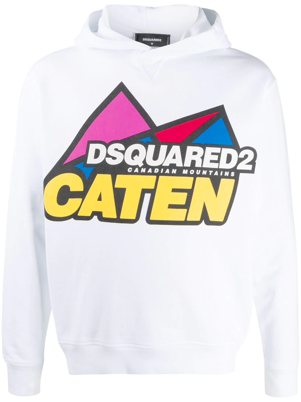 dsquared hoodie white