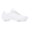 Balenciaga Soccer Quilted Faux Leather Sneakers In White