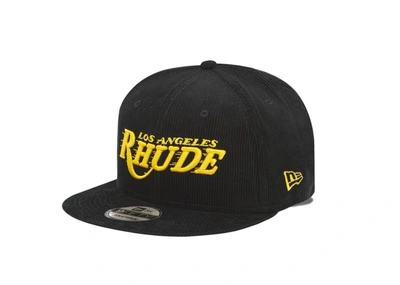 Pre-owned Rhude X Los Angeles Lakers New Era Dreamers Hat Black/gold