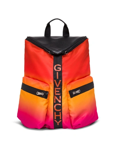 Givenchy Nylon Spectre Backpack In Orange