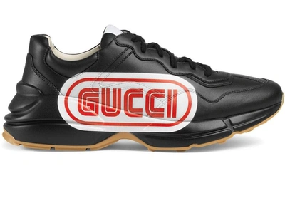 Pre-owned Gucci  Rhyton Sega In Black/red