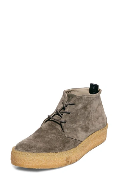 All Saints Charcoal Chukka Boots All Saints Mens Harland CHARCOAL GREY Cap Toe Leather Boots  main image 4