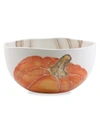 Vietri Pumpkins Deep Serving Bowl In Orange